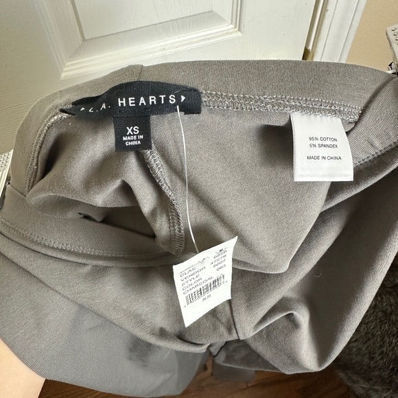 NEW Pacsun LA Hearts Gray Charcoal High Waisted Cotton Stretch Leggings Women XS - Picture 4 of 5